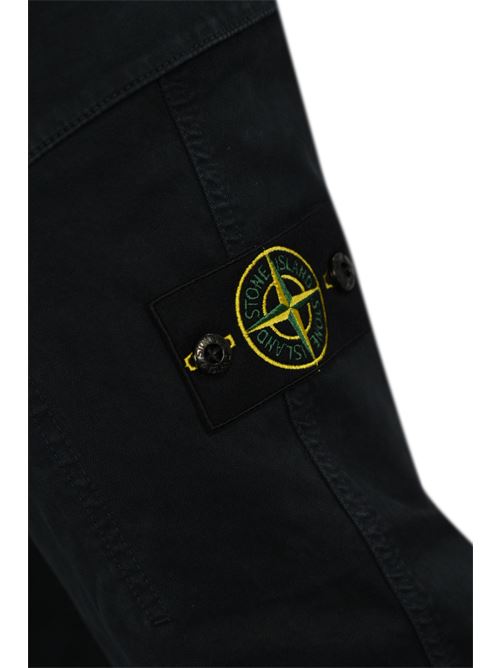 Pantalone cargo 301L1 in twill blue navy STONE ISLAND | 8115301L1V0120